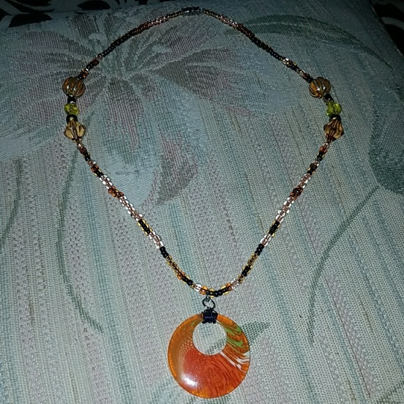 Orange Necklace - Picture 1 of 3